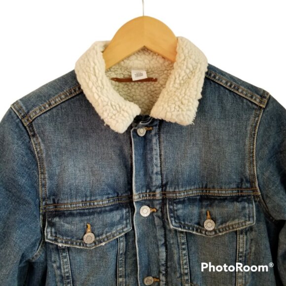 Denim Winter Coat Women's 6 Lined Denim Faux Fur Lined Mid Length Jacket - Picture 7 of 9